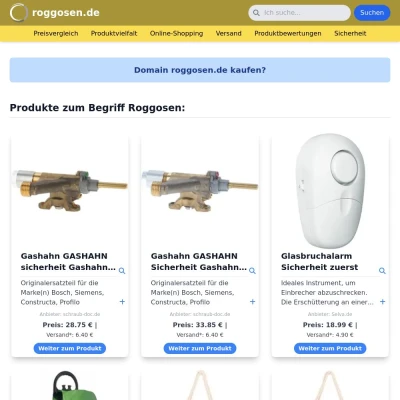 Screenshot roggosen.de