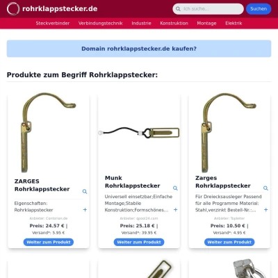 Screenshot rohrklappstecker.de