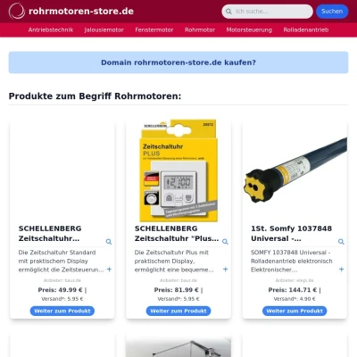 Screenshot rohrmotoren-store.de