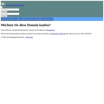 Screenshot rohrreinigung-karlsruhe.de