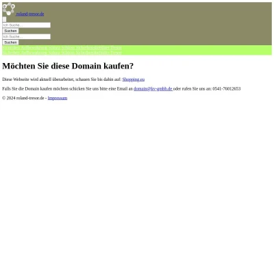 Screenshot roland-tresor.de