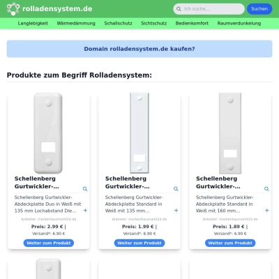 Screenshot rolladensystem.de