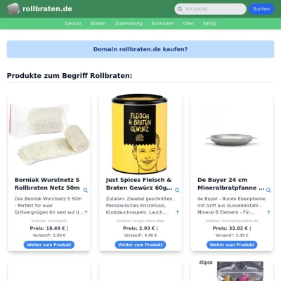 Screenshot rollbraten.de