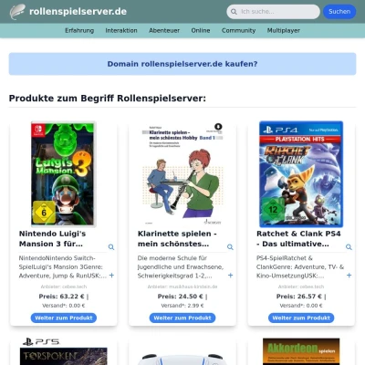 Screenshot rollenspielserver.de