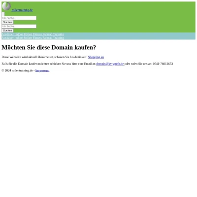 Screenshot rollentraining.de