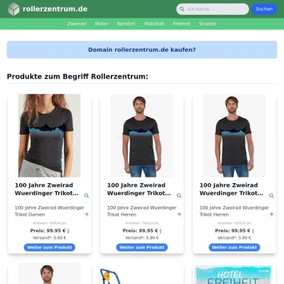 Screenshot rollerzentrum.de