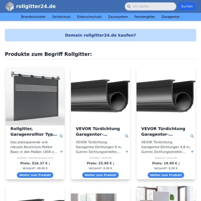 Screenshot rollgitter24.de