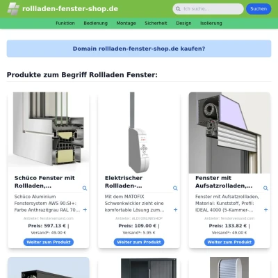 Screenshot rollladen-fenster-shop.de