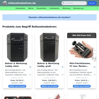 Screenshot rollosohnebohren.de