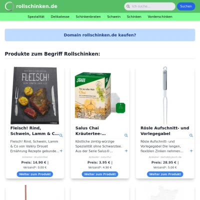 Screenshot rollschinken.de