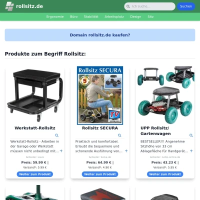 Screenshot rollsitz.de