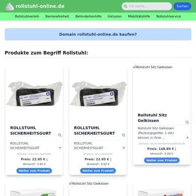 Screenshot rollstuhl-online.de