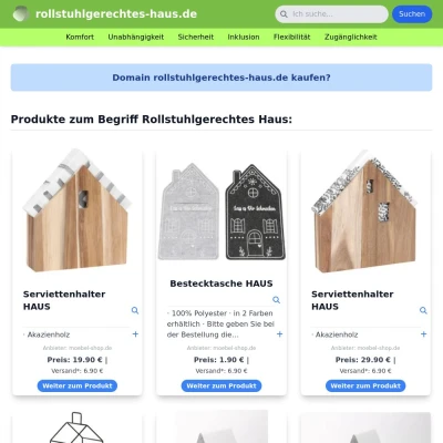 Screenshot rollstuhlgerechtes-haus.de