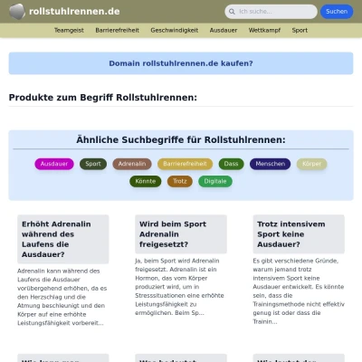 Screenshot rollstuhlrennen.de