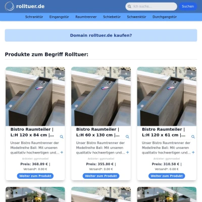 Screenshot rolltuer.de