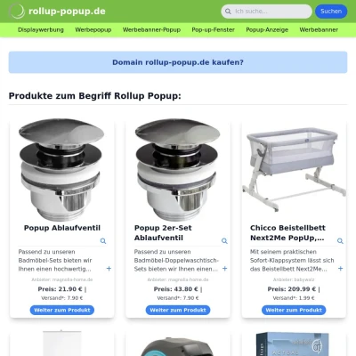 Screenshot rollup-popup.de