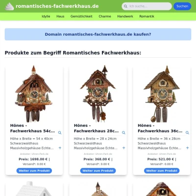 Screenshot romantisches-fachwerkhaus.de