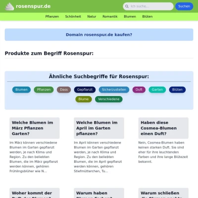 Screenshot rosenspur.de