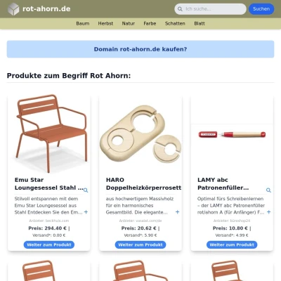 Screenshot rot-ahorn.de