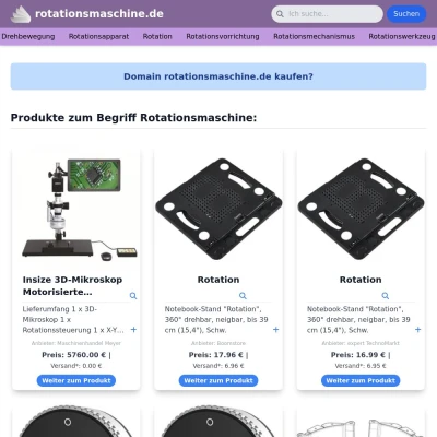 Screenshot rotationsmaschine.de