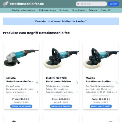 Screenshot rotationsschleifer.de