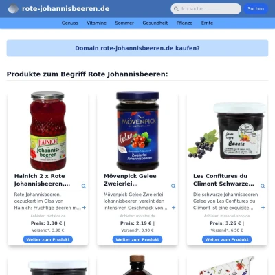 Screenshot rote-johannisbeeren.de