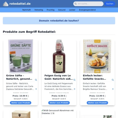 Screenshot rotedattel.de