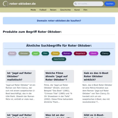 Screenshot roter-oktober.de