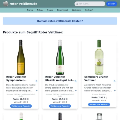 Screenshot roter-veltliner.de