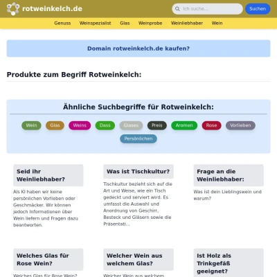 Screenshot rotweinkelch.de