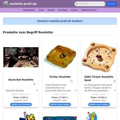 Screenshot roulette-profi.de