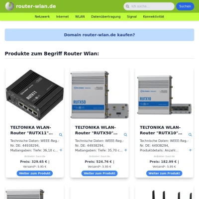 Screenshot router-wlan.de