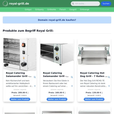 Screenshot royal-grill.de