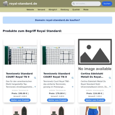Screenshot royal-standard.de