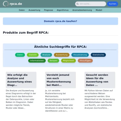 Screenshot rpca.de