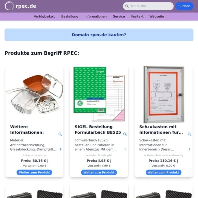 Screenshot rpec.de