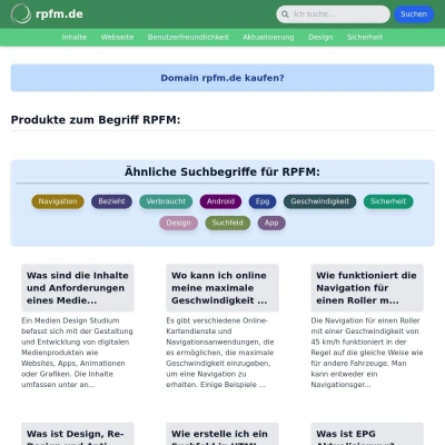 Screenshot rpfm.de