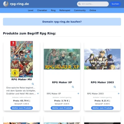 Screenshot rpg-ring.de