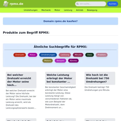 Screenshot rpmx.de