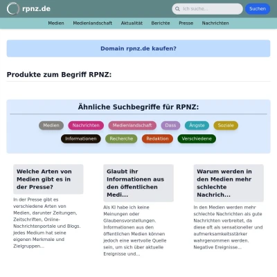 Screenshot rpnz.de