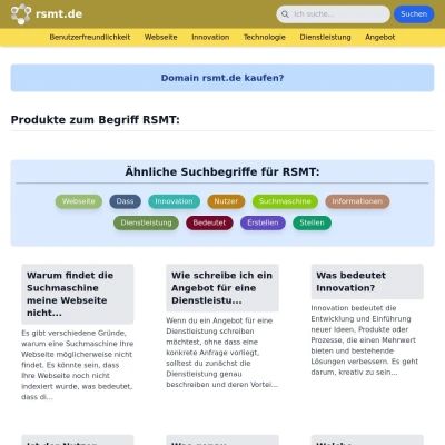 Screenshot rsmt.de