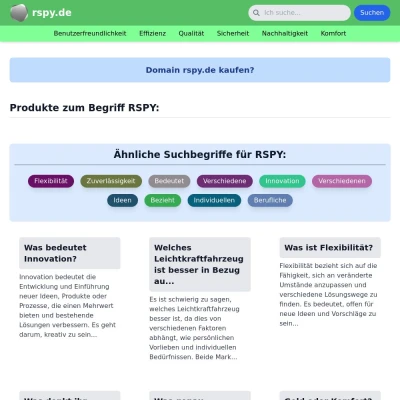 Screenshot rspy.de