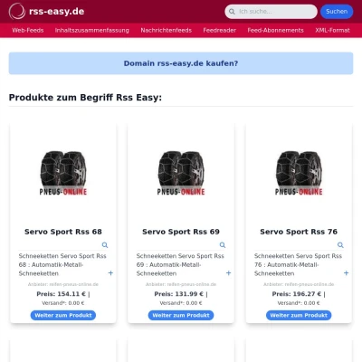 Screenshot rss-easy.de