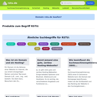 Screenshot rstu.de