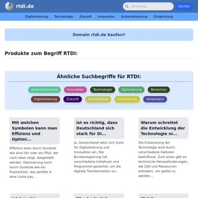 Screenshot rtdi.de