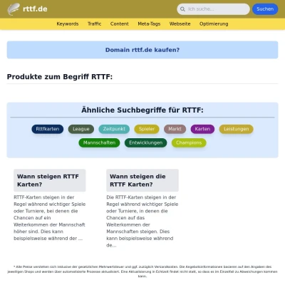 Screenshot rttf.de