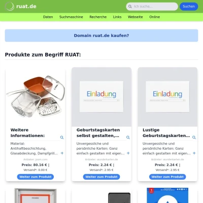 Screenshot ruat.de