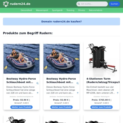 Screenshot rudern24.de