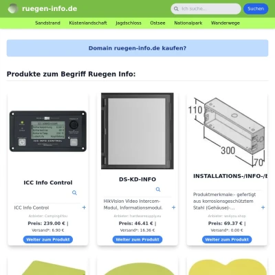 Screenshot ruegen-info.de