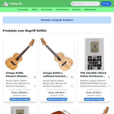 Screenshot rumg.de